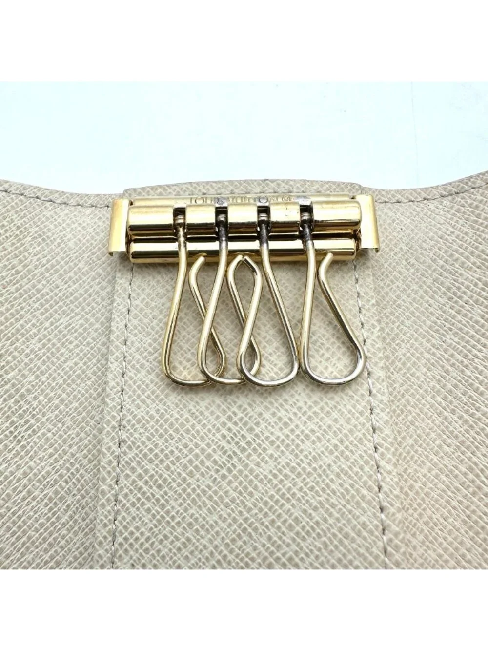 Louis Vuitton Multicles 4 Key Case Damier Azur Key Holder